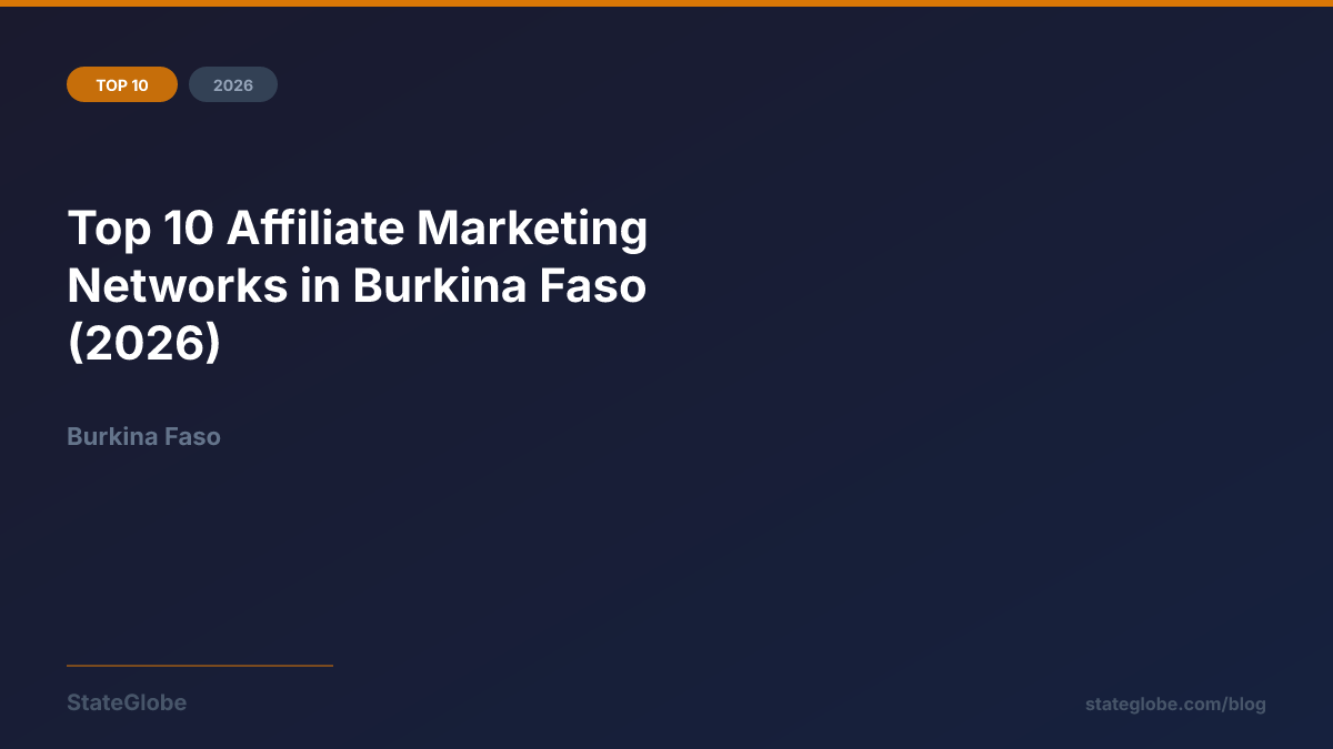 Top 10 Affiliate Marketing Networks in Burkina Faso (2026)