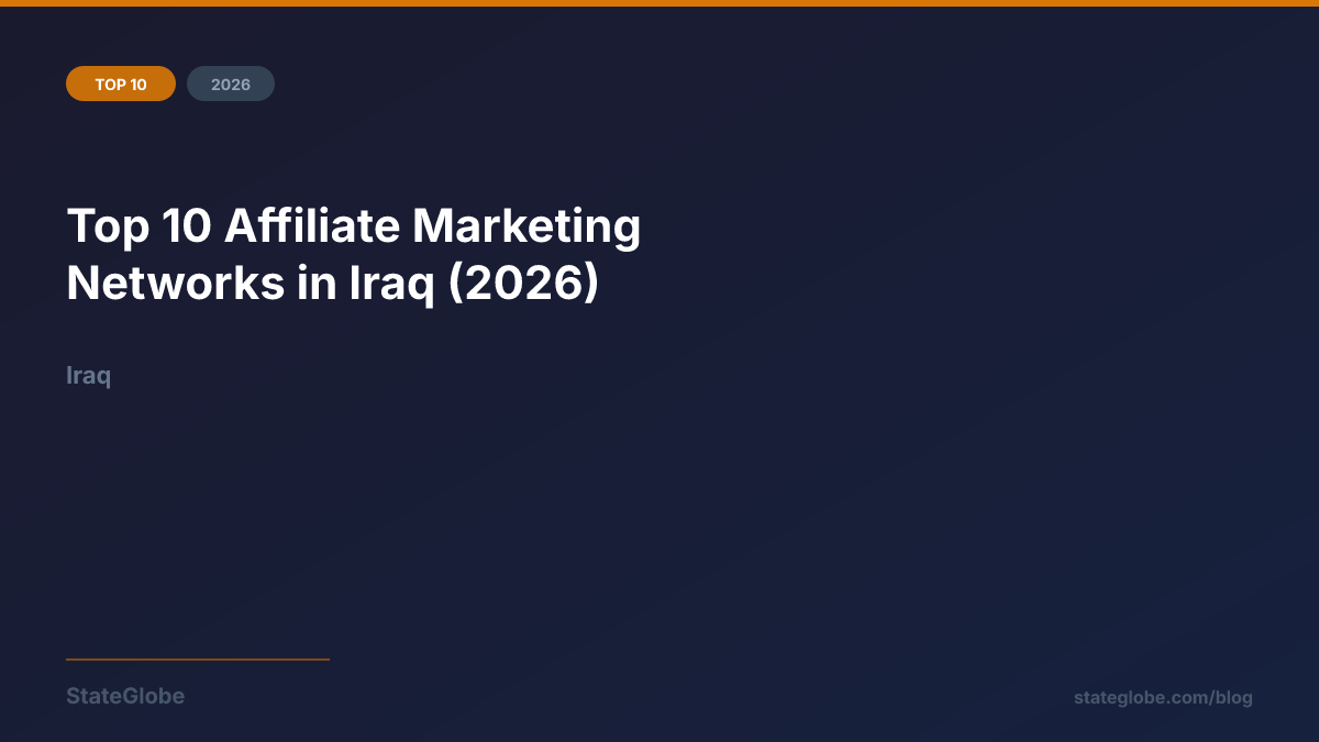 Top 10 Affiliate Marketing Networks in Iraq (2026)