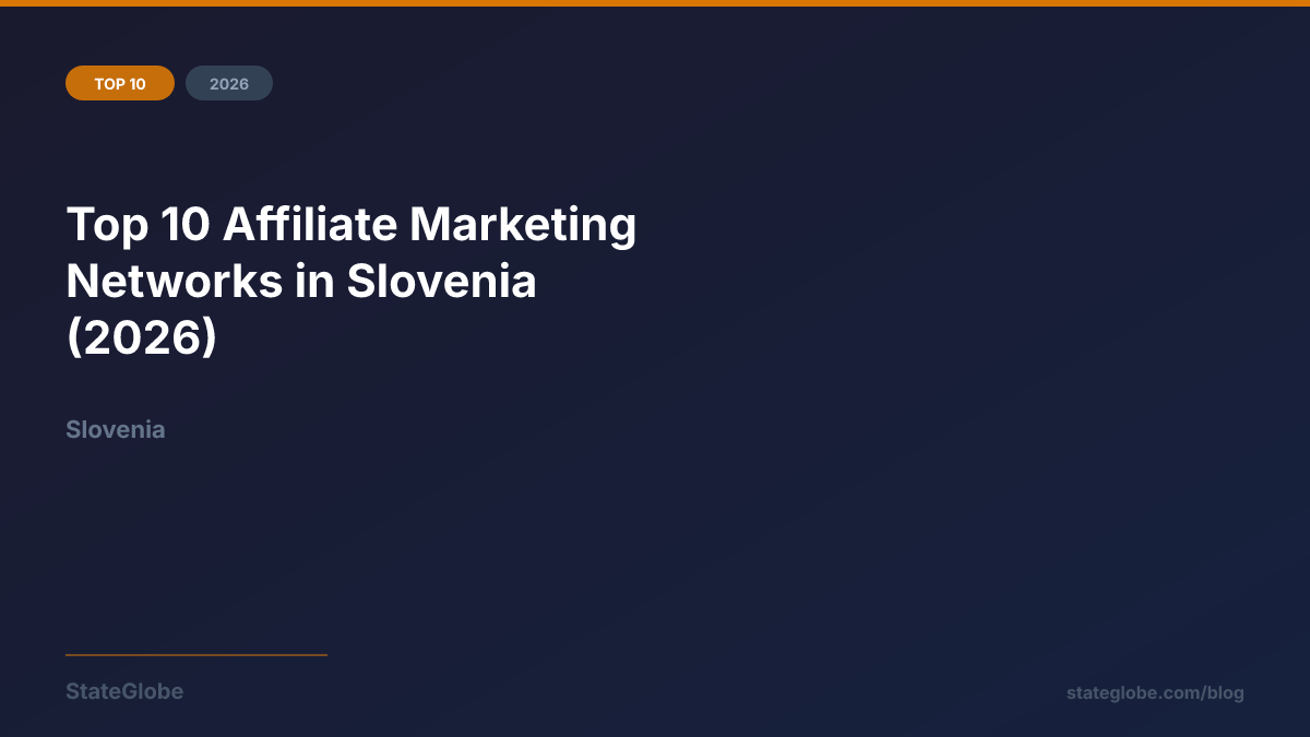 Top 10 Affiliate Marketing Networks in Slovenia (2026)