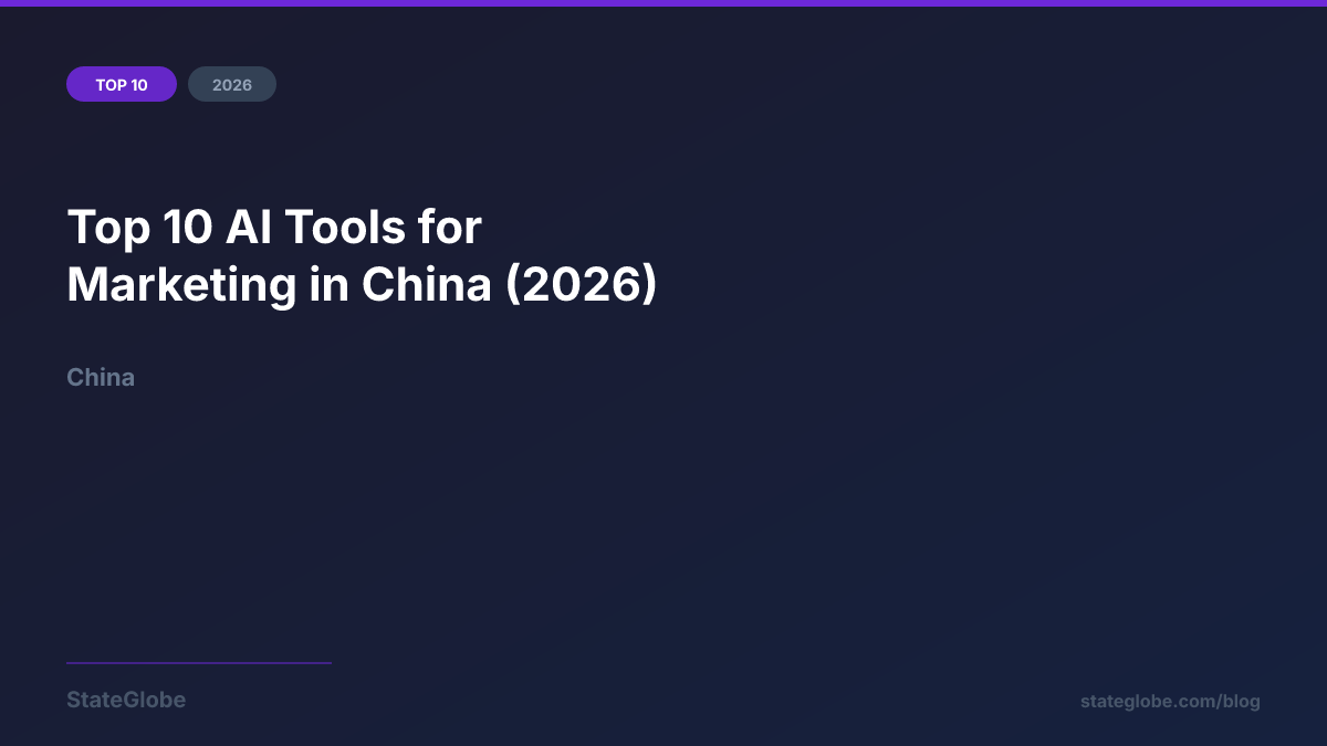 Top 10 AI Tools for Marketing in China (2026)