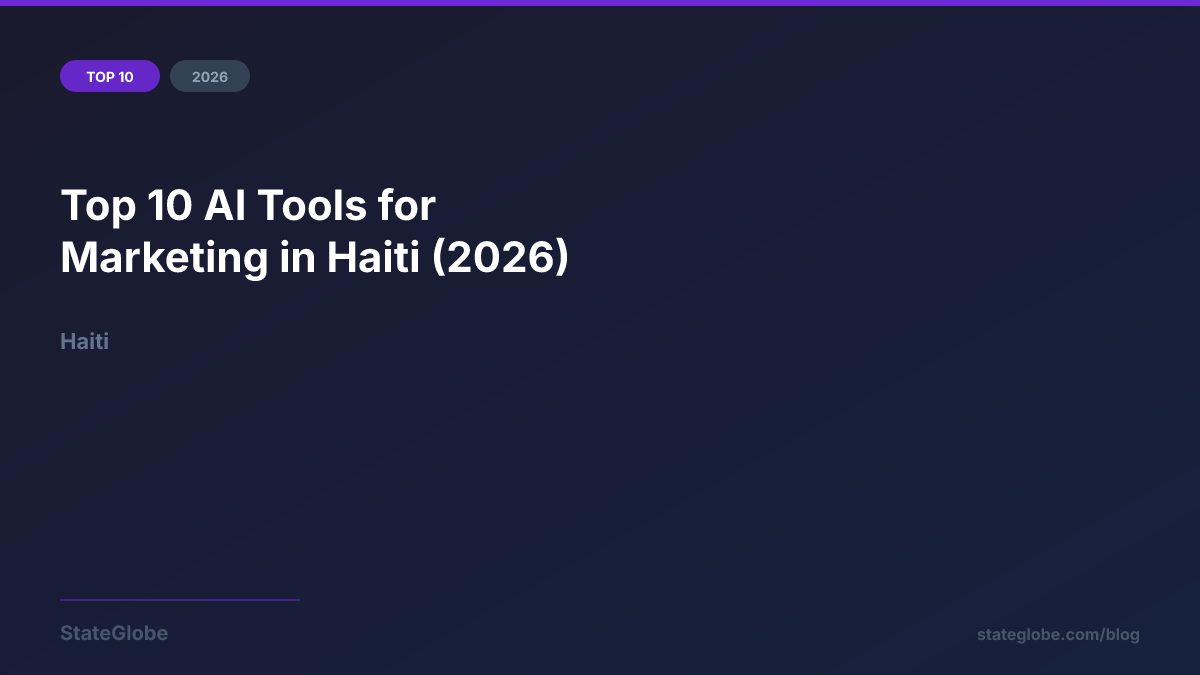 Top 10 AI Tools for Marketing in Haiti (2026)