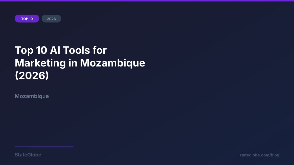 Top 10 AI Tools for Marketing in Mozambique (2026)