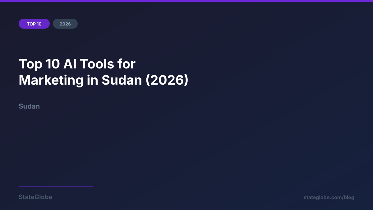 Top 10 AI Tools for Marketing in Sudan (2026)