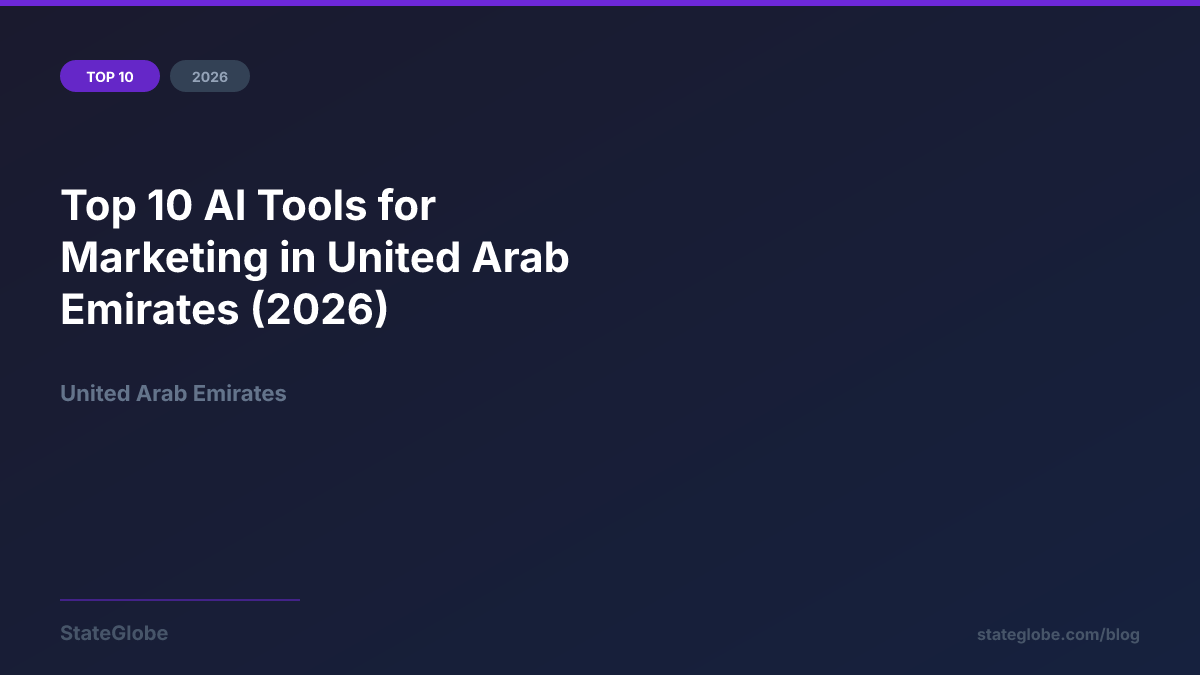 Top 10 AI Tools for Marketing in United Arab Emirates (2026)