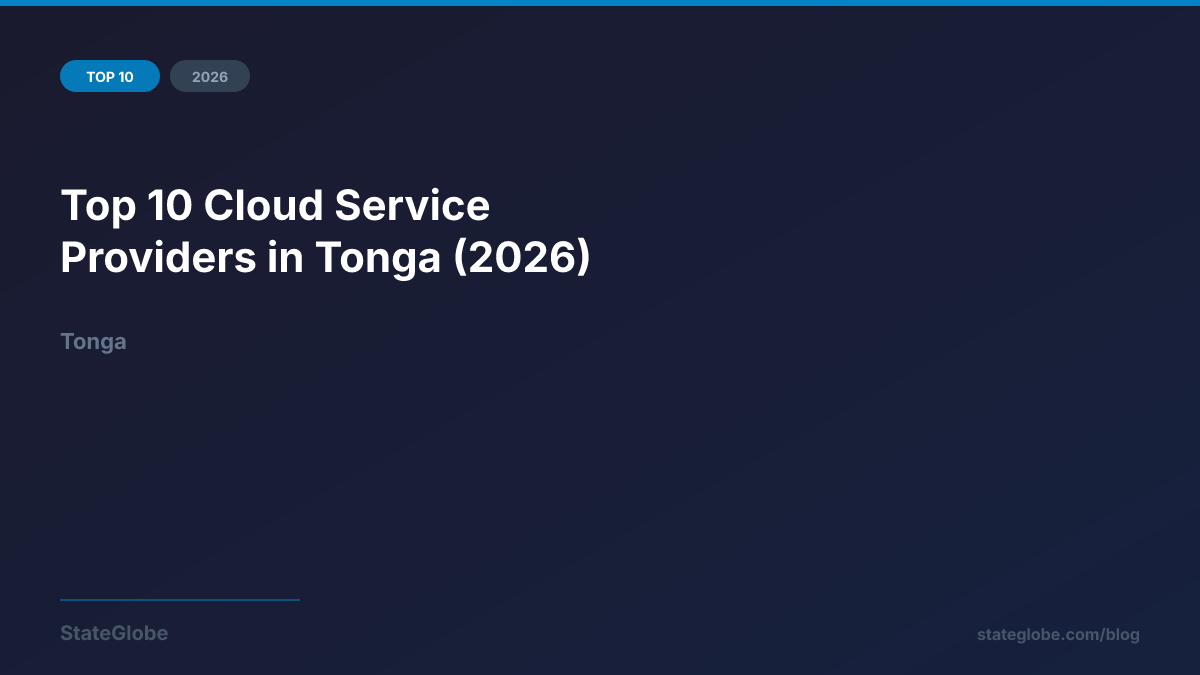 Top 10 Cloud Service Providers in Tonga (2026)