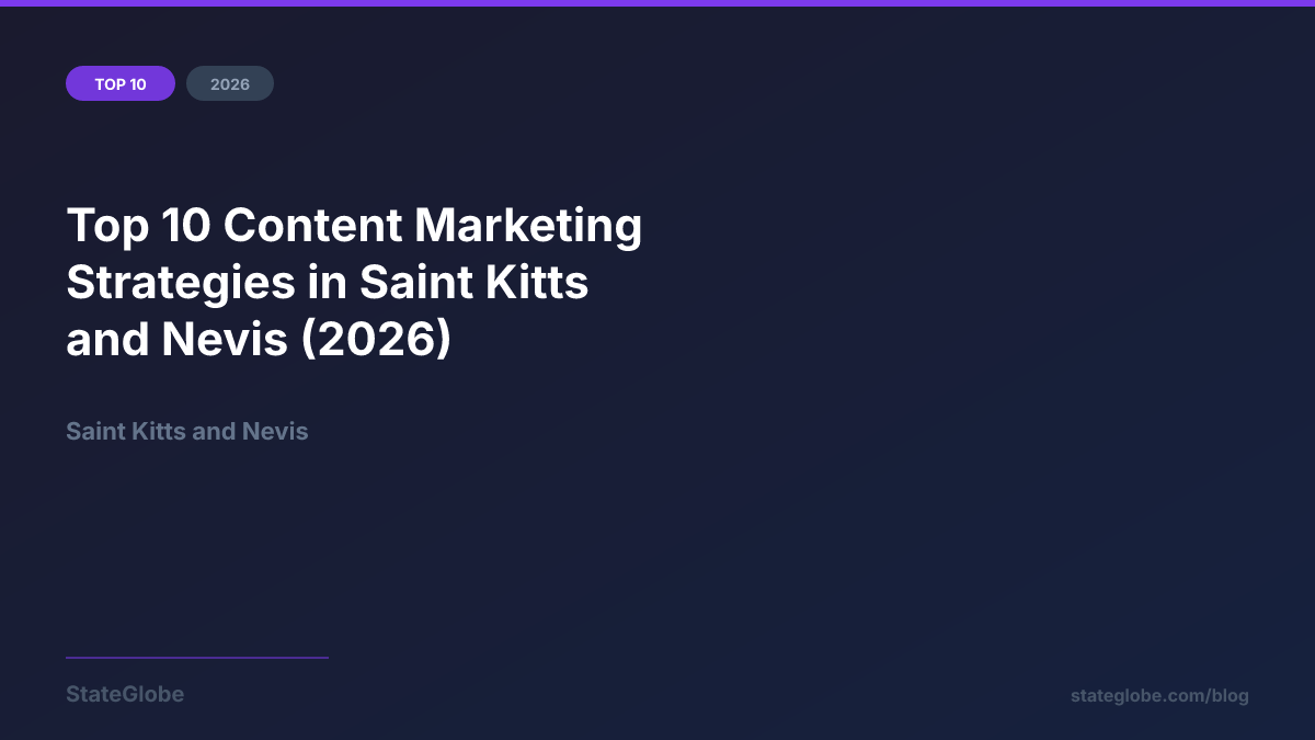 Top 10 Content Marketing Strategies in Saint Kitts and Nevis (2026)
