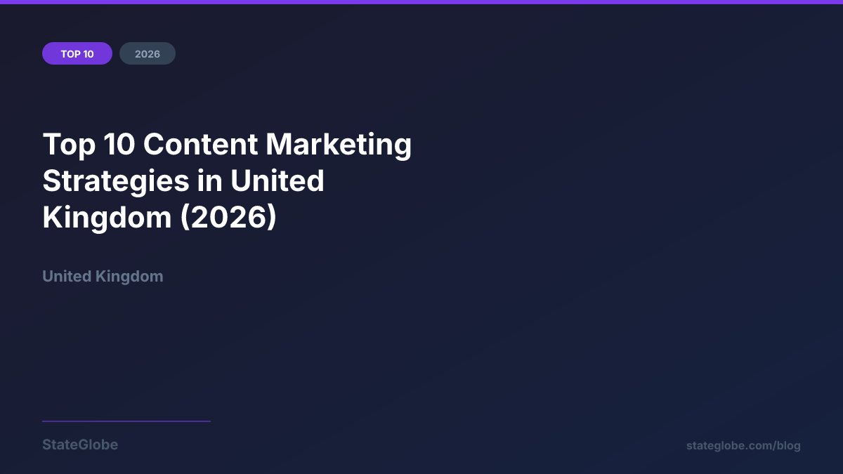 Top 10 Content Marketing Strategies in United Kingdom (2026)