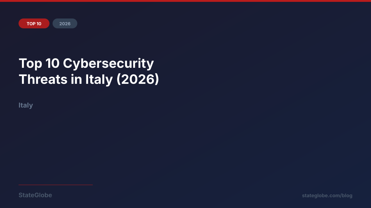 Top 10 Cybersecurity Threats in Italy (2026)