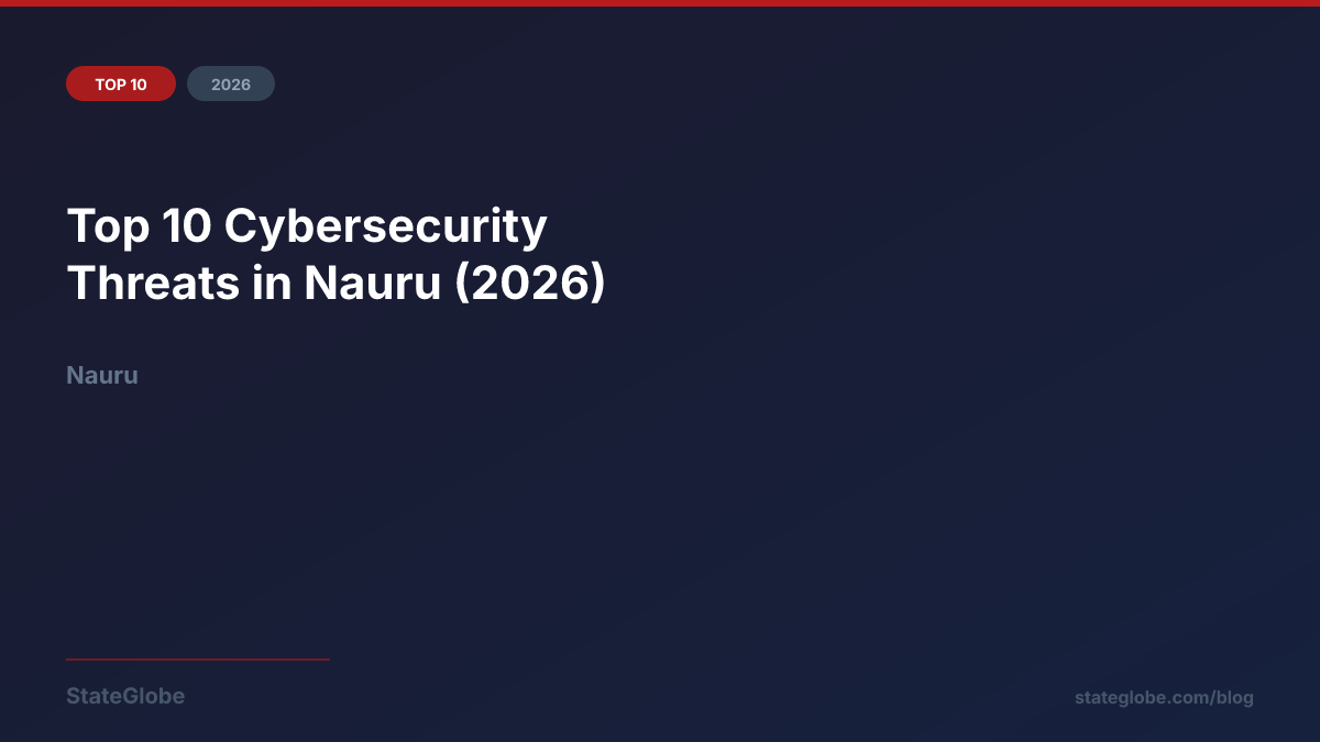 Top 10 Cybersecurity Threats in Nauru (2026)
