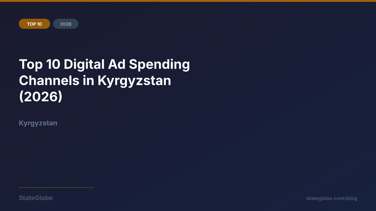 Top 10 Digital Ad Spending Channels in Kyrgyzstan (2026)