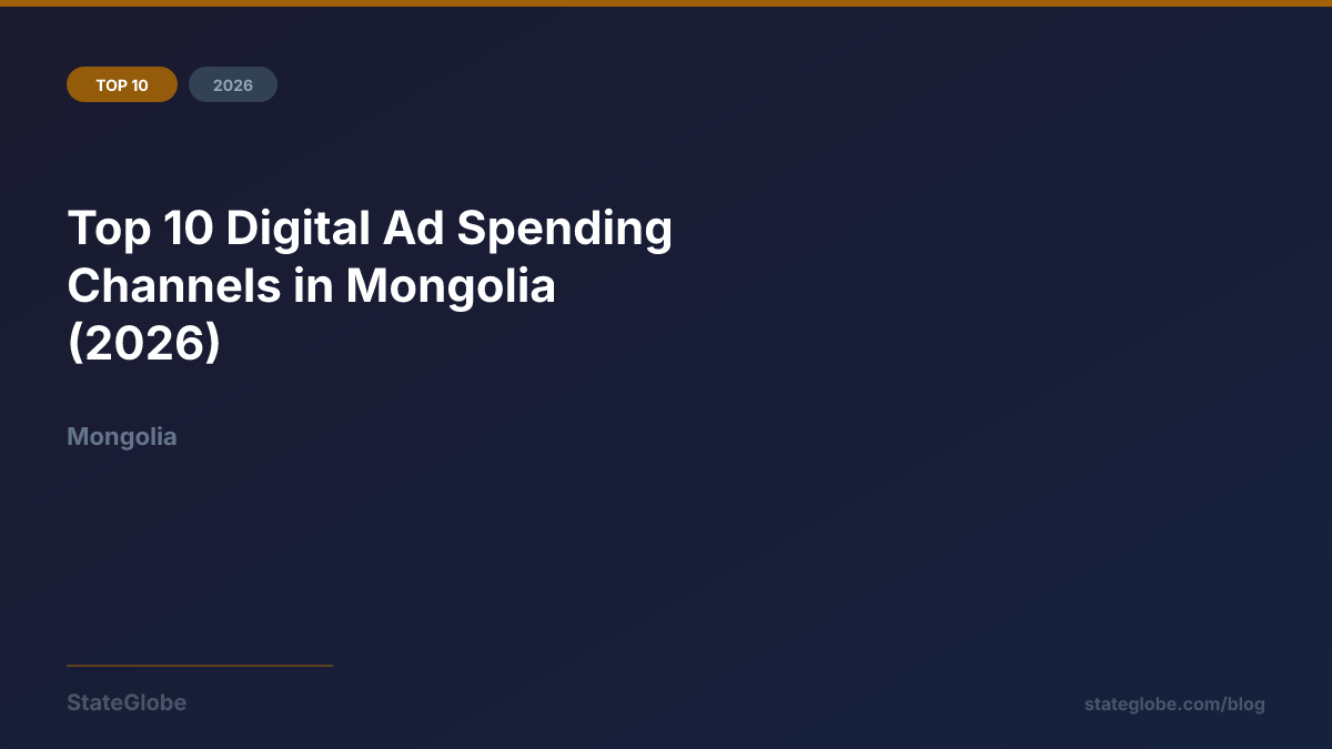Top 10 Digital Ad Spending Channels in Mongolia (2026)