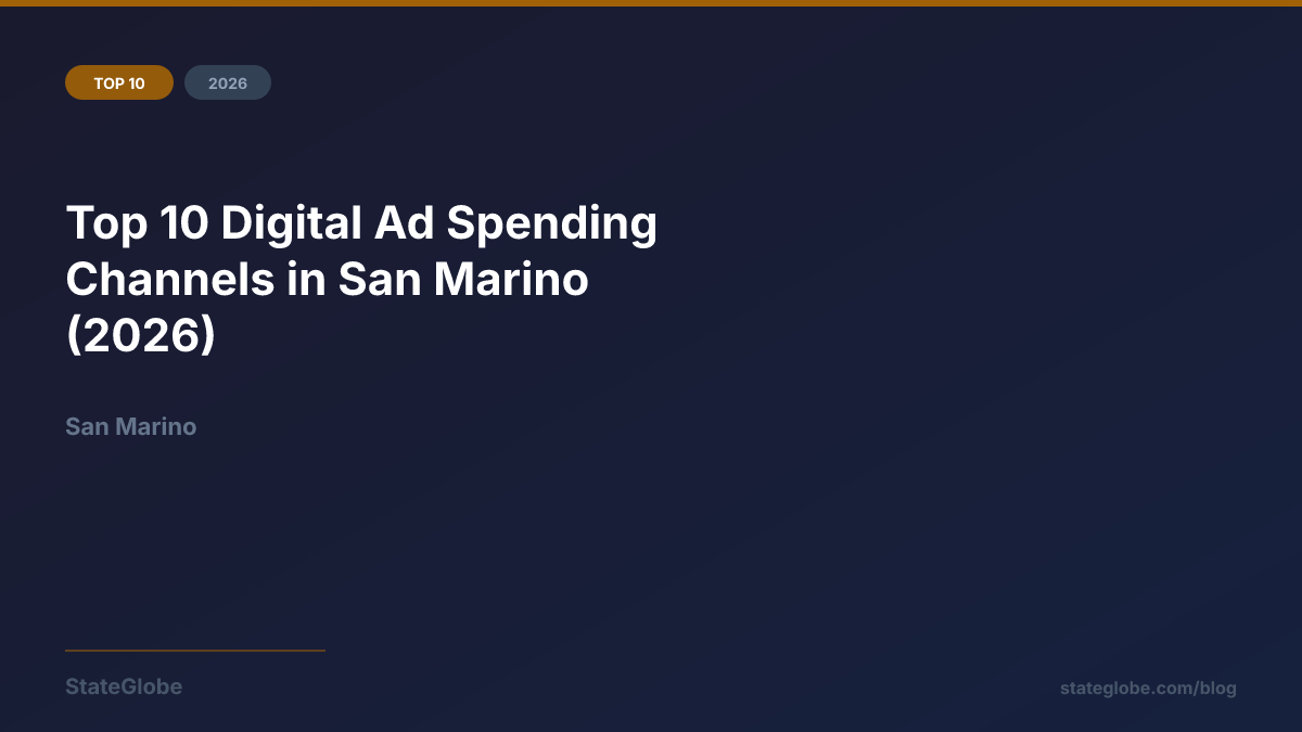 Top 10 Digital Ad Spending Channels in San Marino (2026)