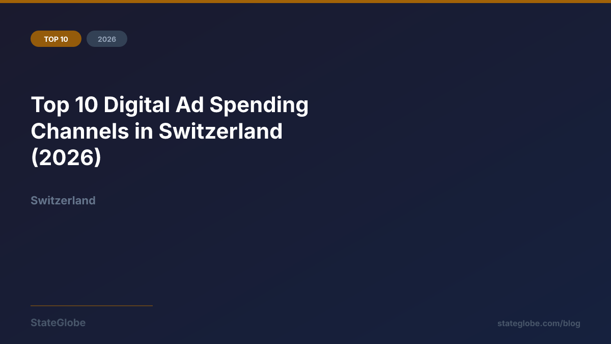 Top 10 Digital Ad Spending Channels in Switzerland (2026)