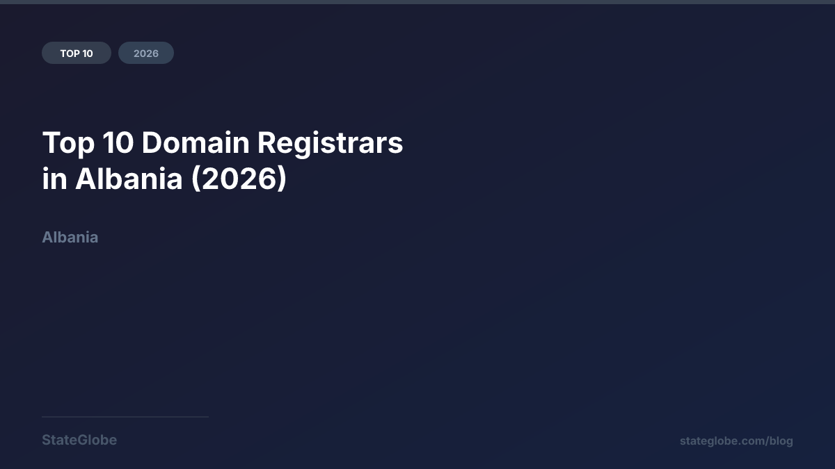 Top 10 Domain Registrars in Albania (2026)