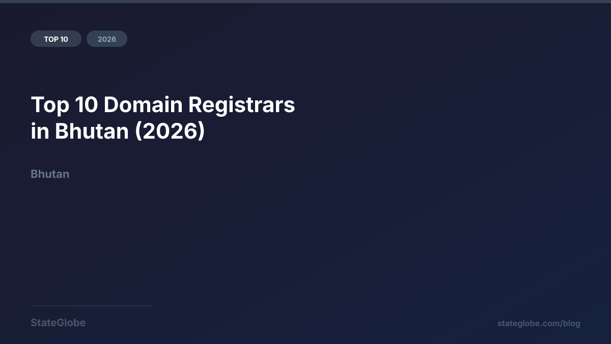 Top 10 Domain Registrars in Bhutan (2026)