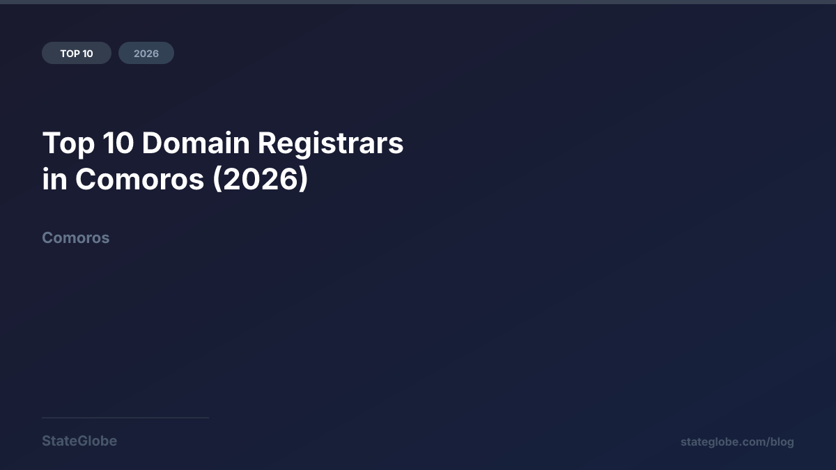 Top 10 Domain Registrars in Comoros (2026)