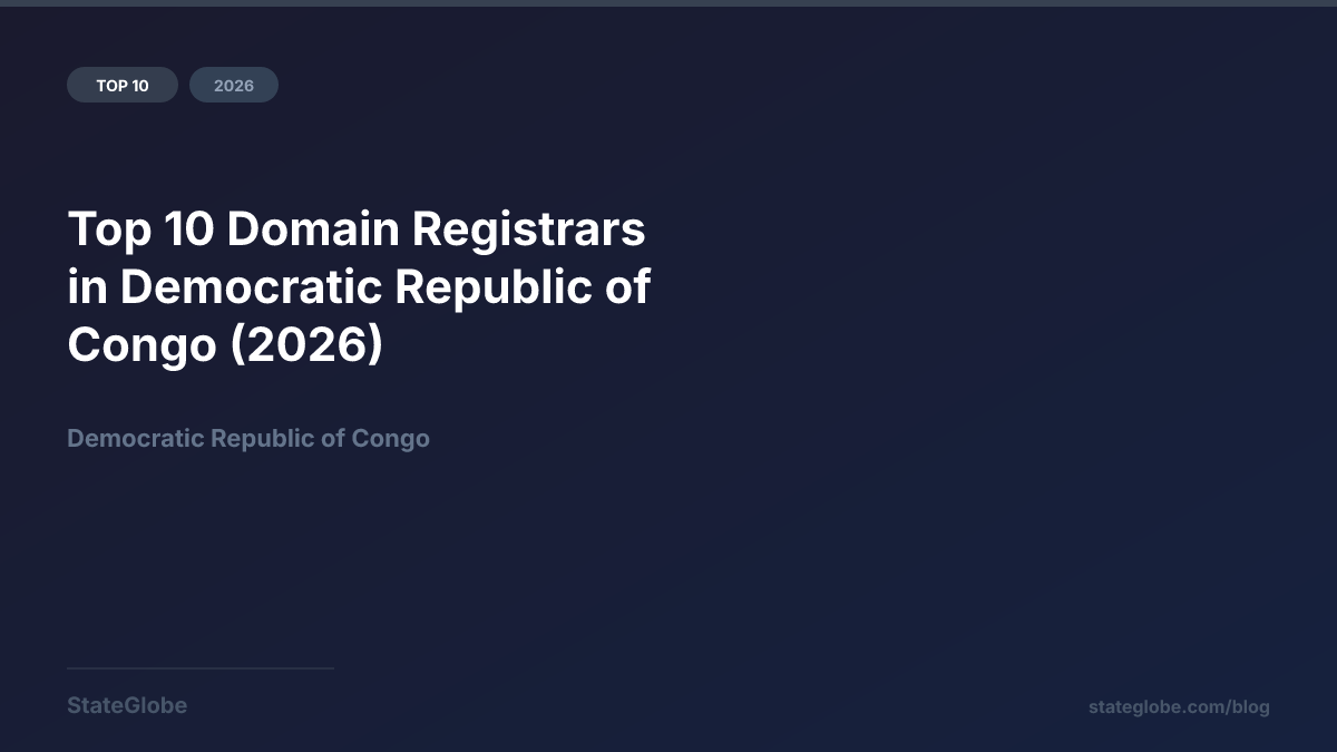 Top 10 Domain Registrars in Democratic Republic of Congo (2026)