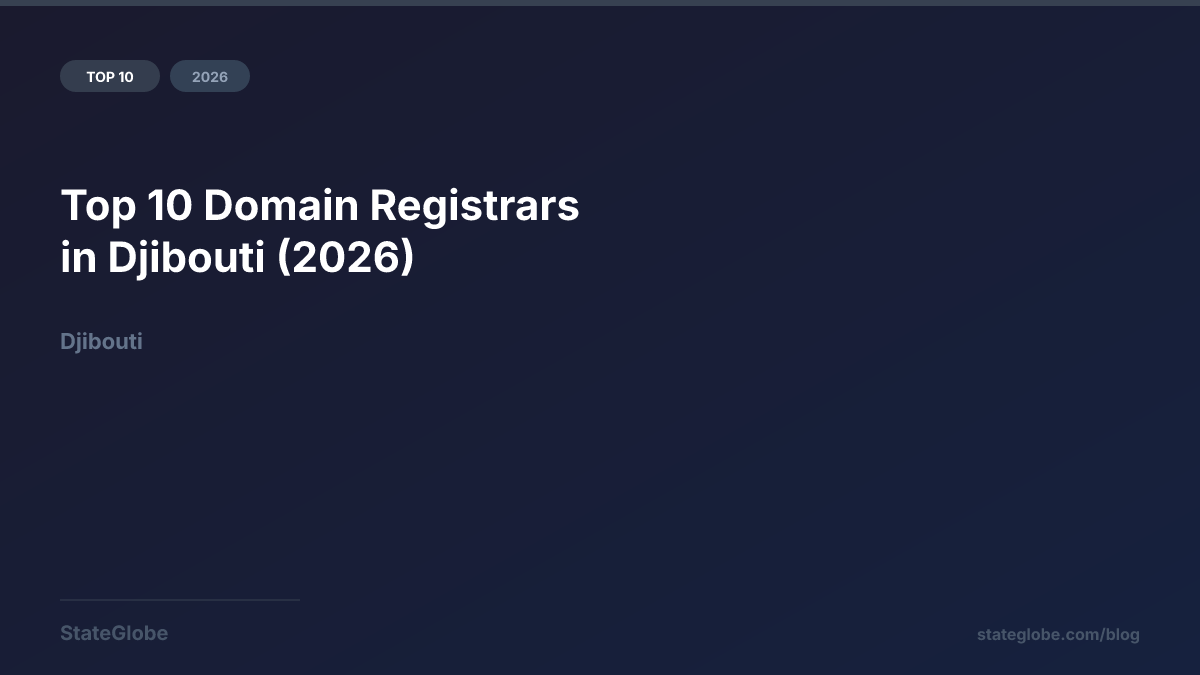 Top 10 Domain Registrars in Djibouti (2026)