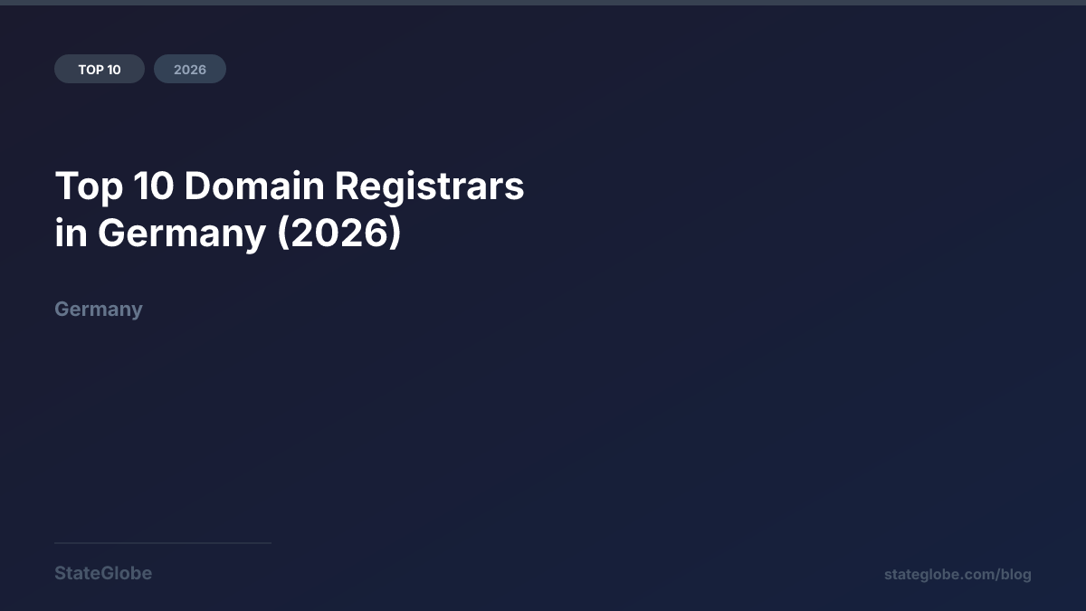 Top 10 Domain Registrars in Germany (2026)