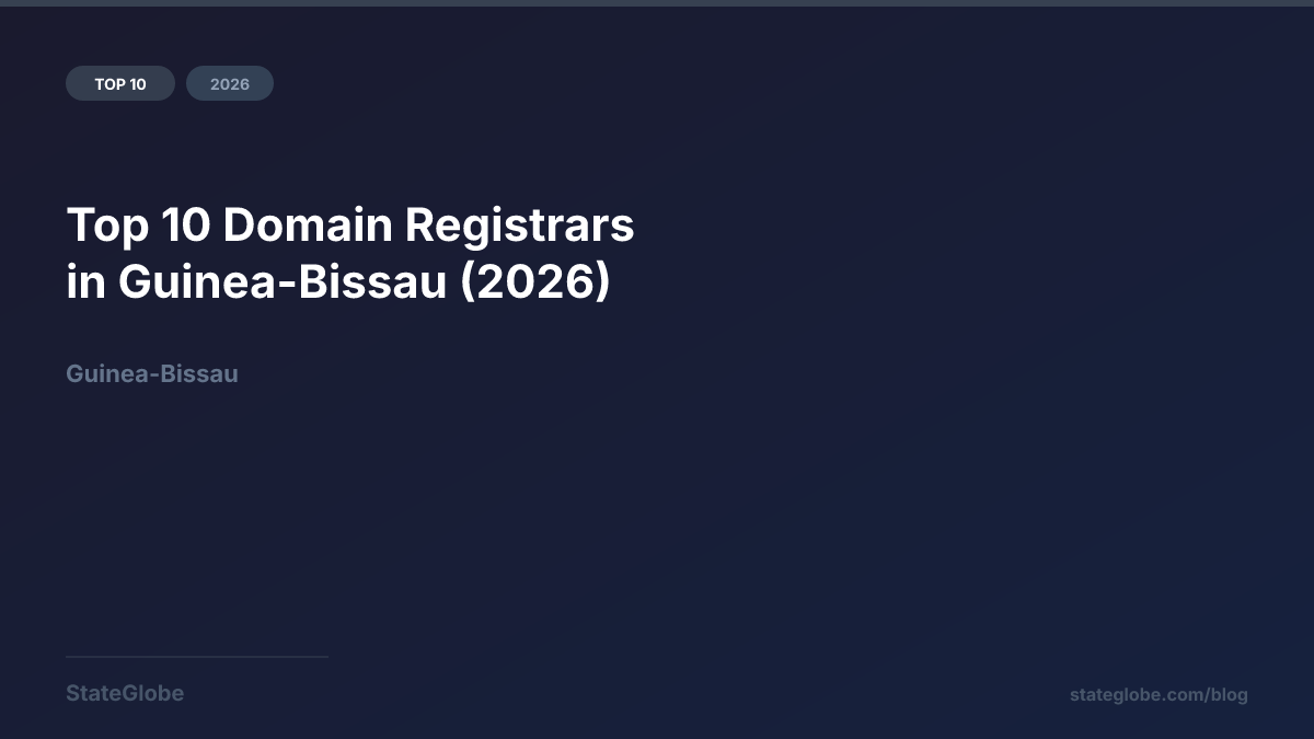Top 10 Domain Registrars in Guinea-Bissau (2026)