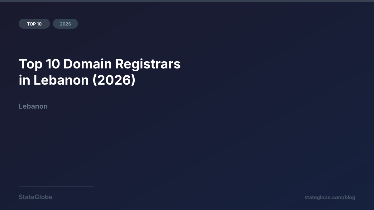 Top 10 Domain Registrars in Lebanon (2026)