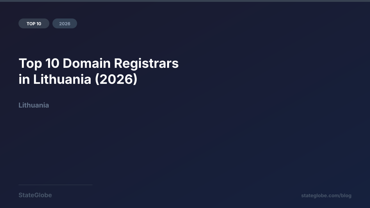 Top 10 Domain Registrars in Lithuania (2026)