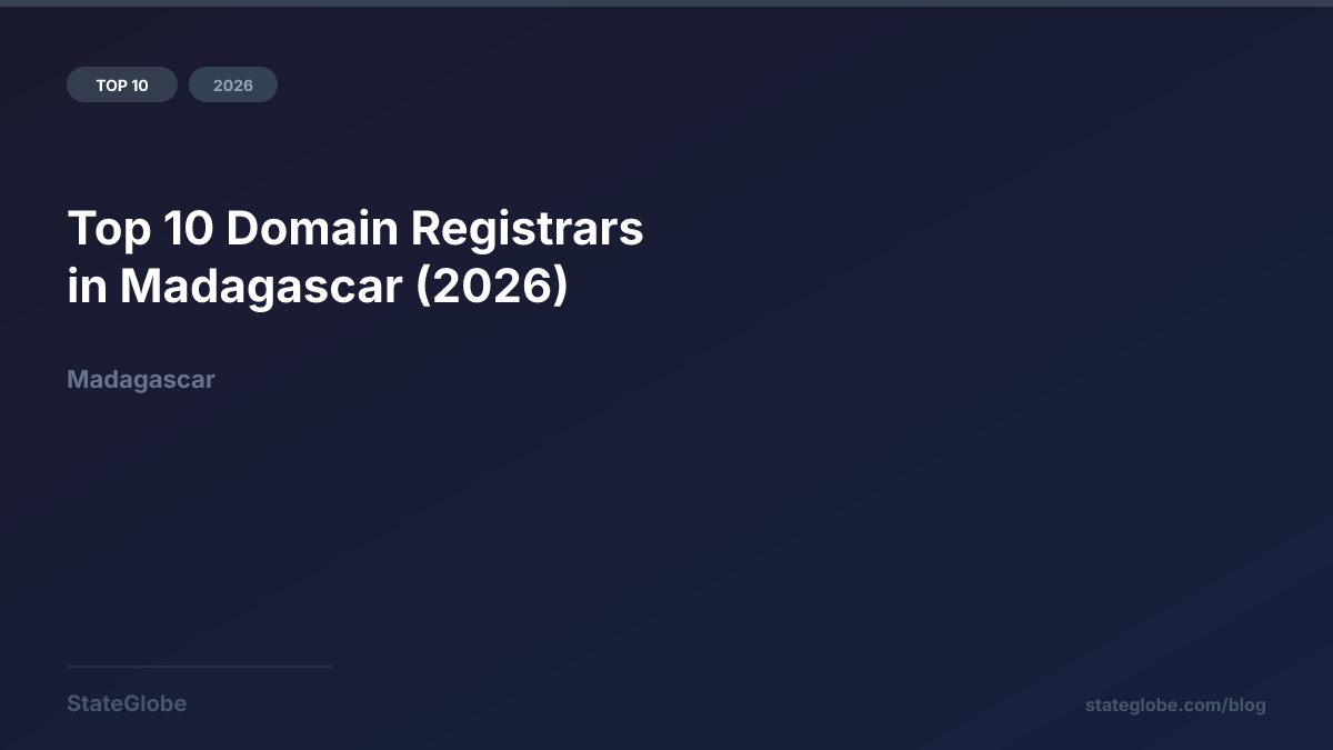 Top 10 Domain Registrars in Madagascar (2026)