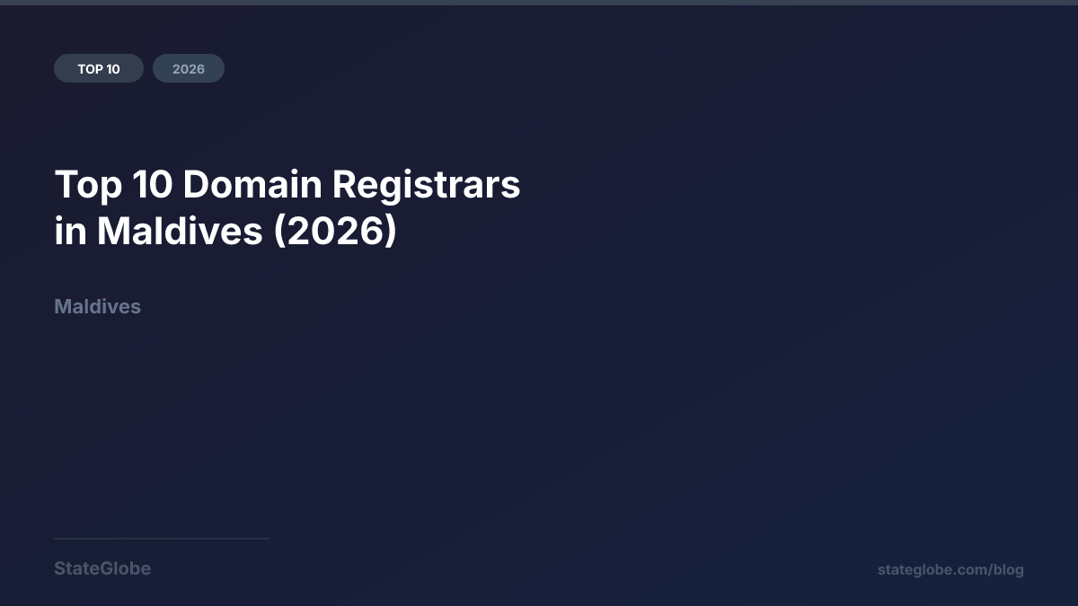 Top 10 Domain Registrars in Maldives (2026)