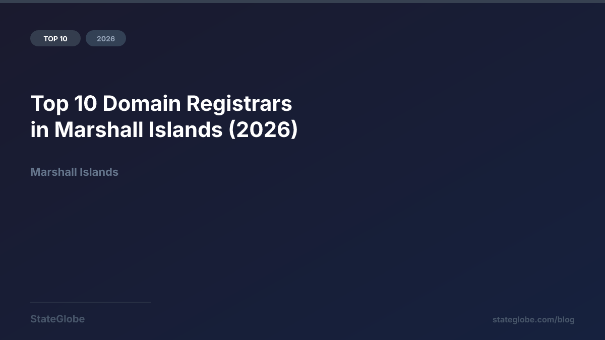 Top 10 Domain Registrars in Marshall Islands (2026)