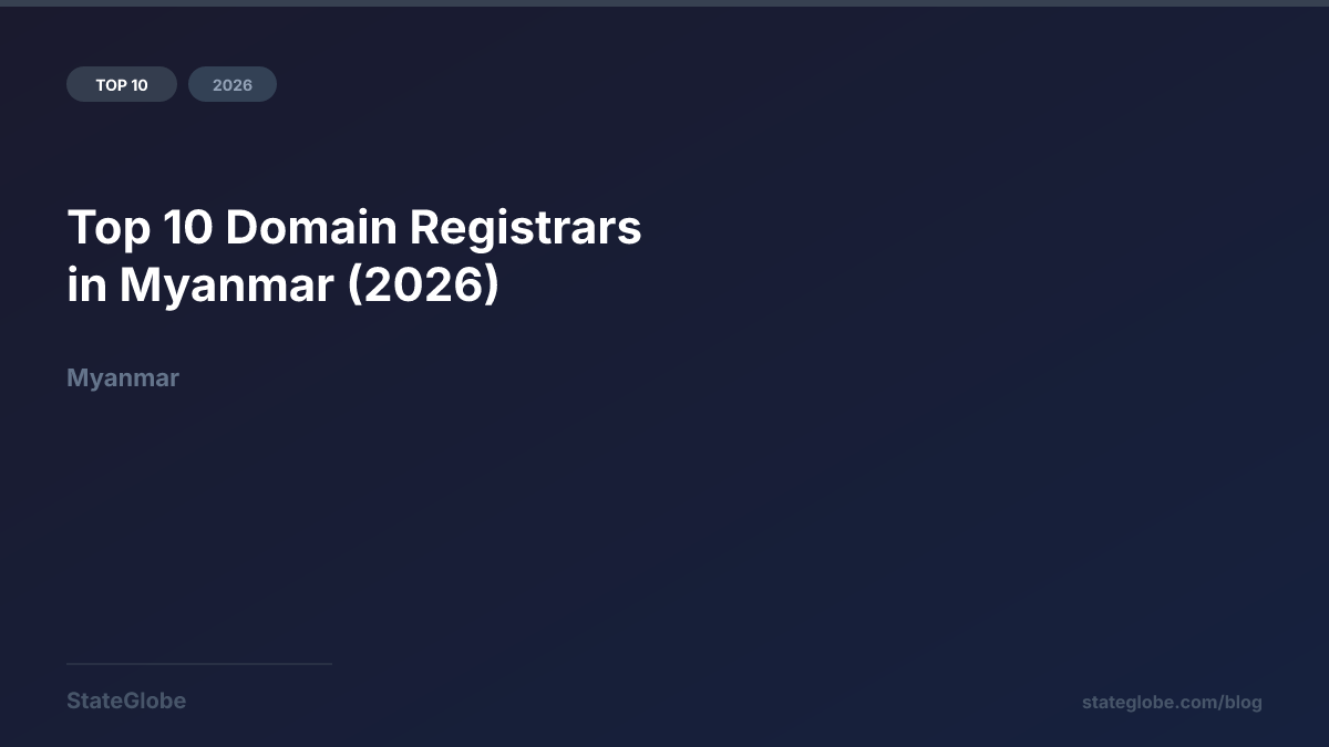 Top 10 Domain Registrars in Myanmar (2026)