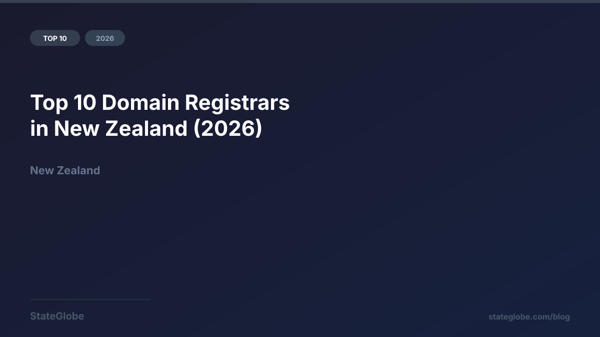Top 10 Domain Registrars in New Zealand (2026)
