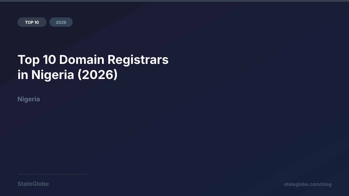 Top 10 Domain Registrars in Nigeria (2026)