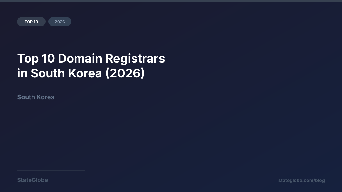 Top 10 Domain Registrars in South Korea (2026)