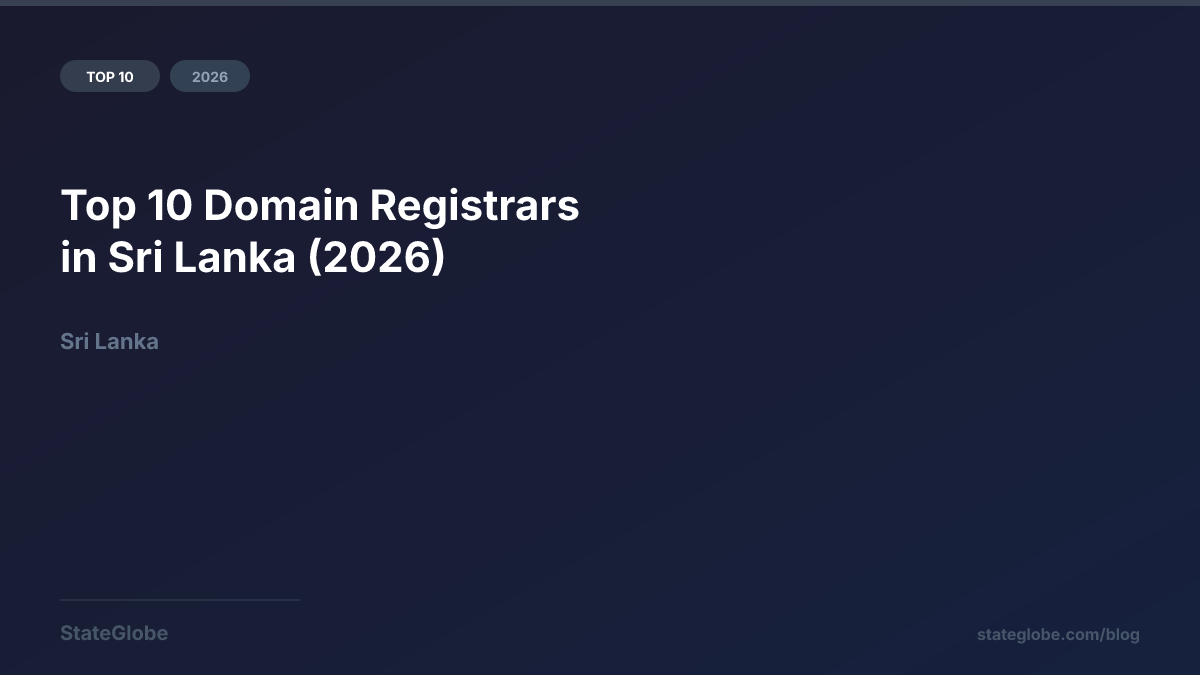 Top 10 Domain Registrars in Sri Lanka (2026)