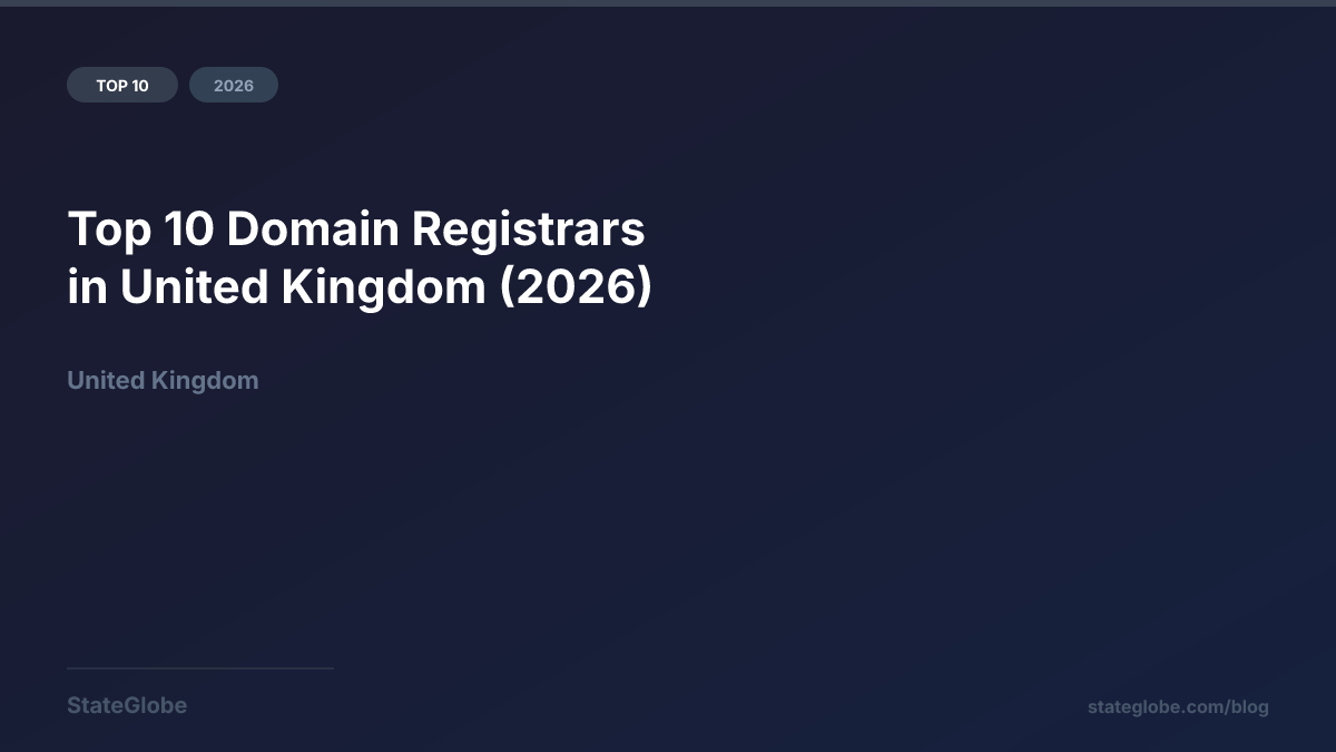 Top 10 Domain Registrars in United Kingdom (2026)