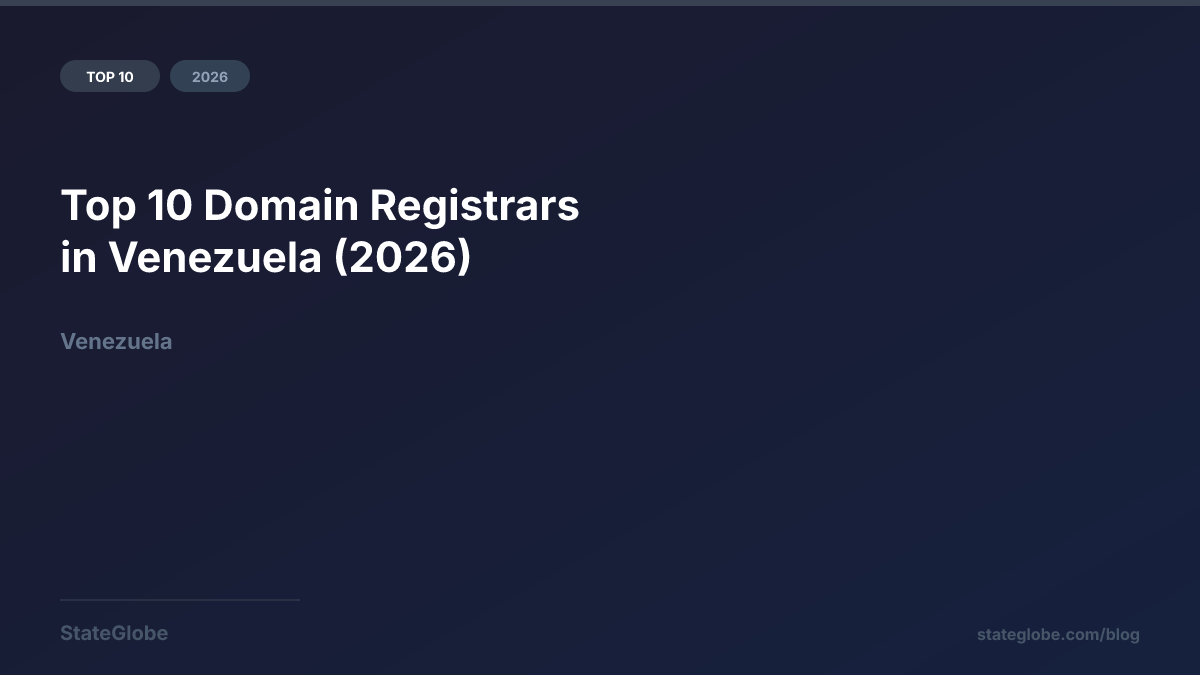 Top 10 Domain Registrars in Venezuela (2026)