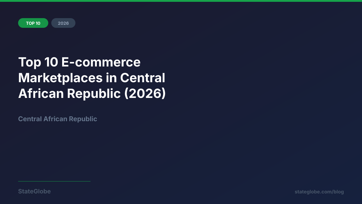 Top 10 E-commerce Marketplaces in Central African Republic (2026)