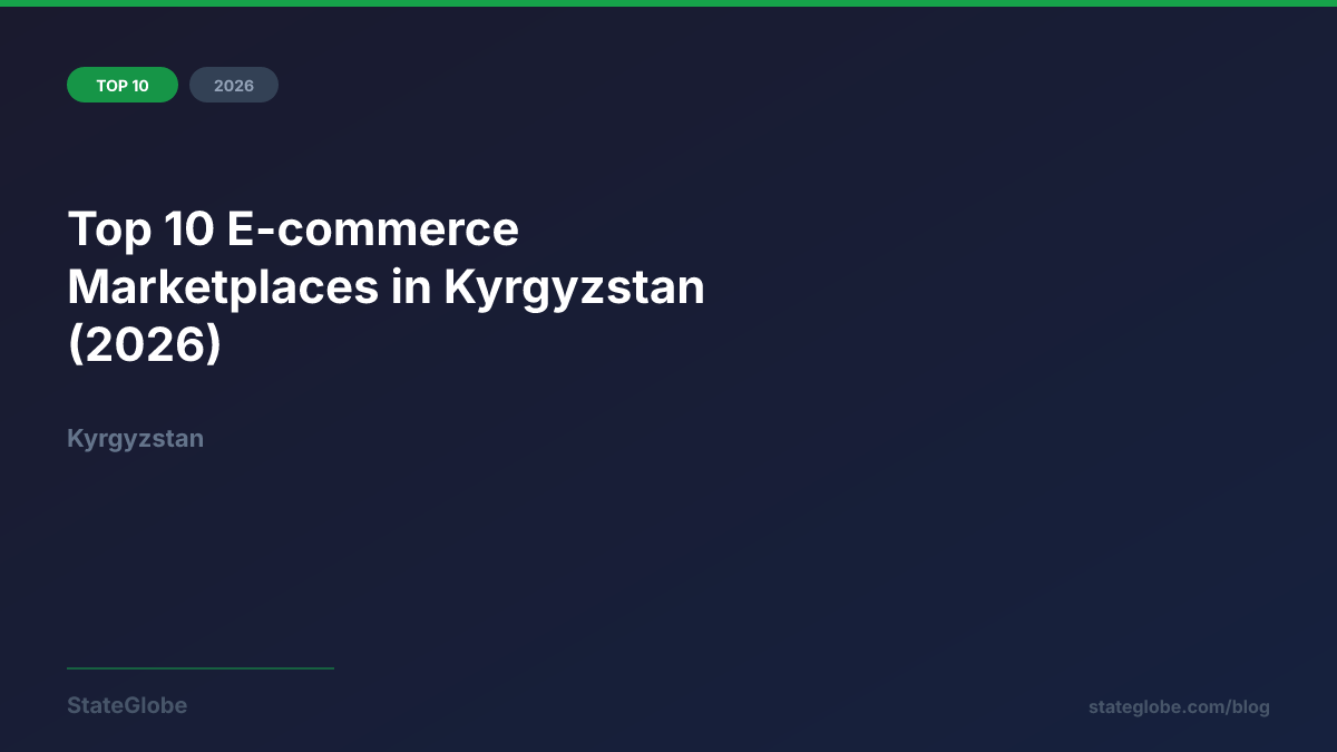 Top 10 E-commerce Marketplaces in Kyrgyzstan (2026)
