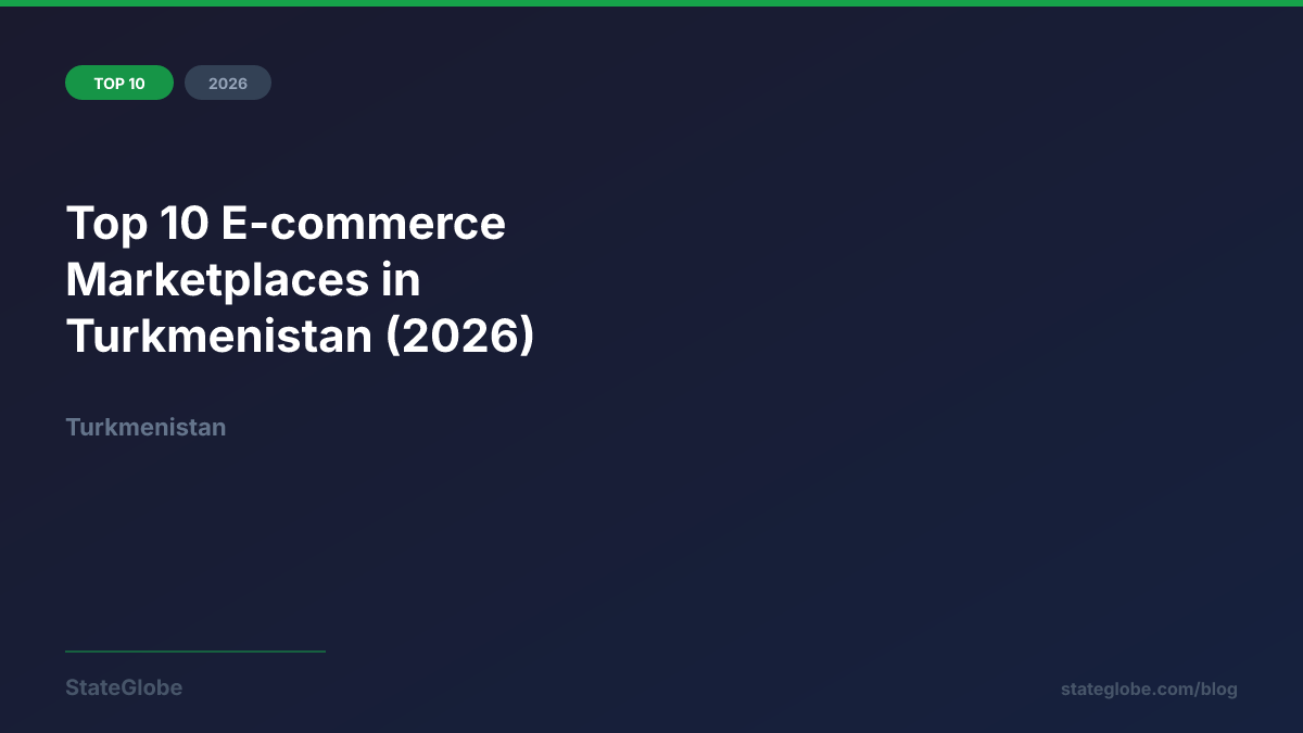 Top 10 E-commerce Marketplaces in Turkmenistan (2026)