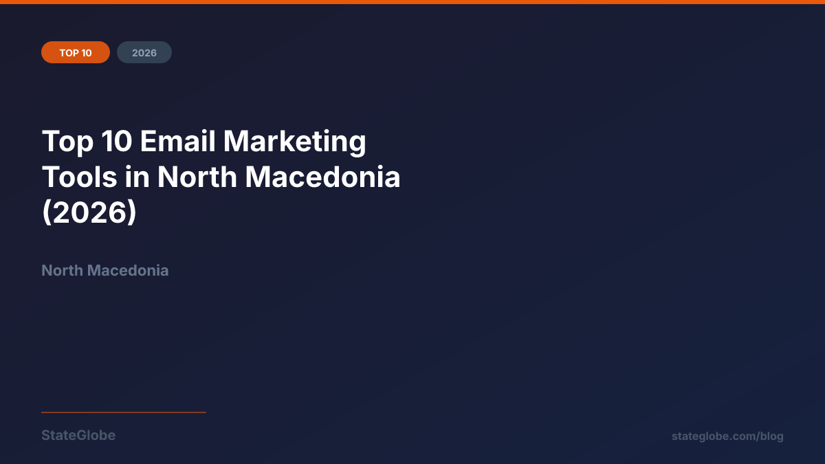 Top 10 Email Marketing Tools in North Macedonia (2026)