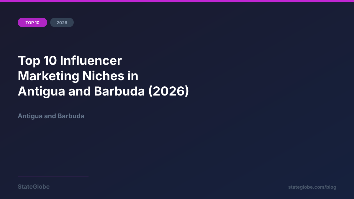 Top 10 Influencer Marketing Niches in Antigua and Barbuda (2026)