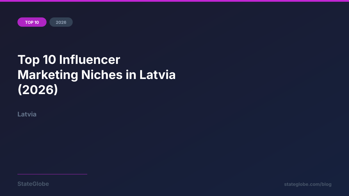 Top 10 Influencer Marketing Niches in Latvia (2026)
