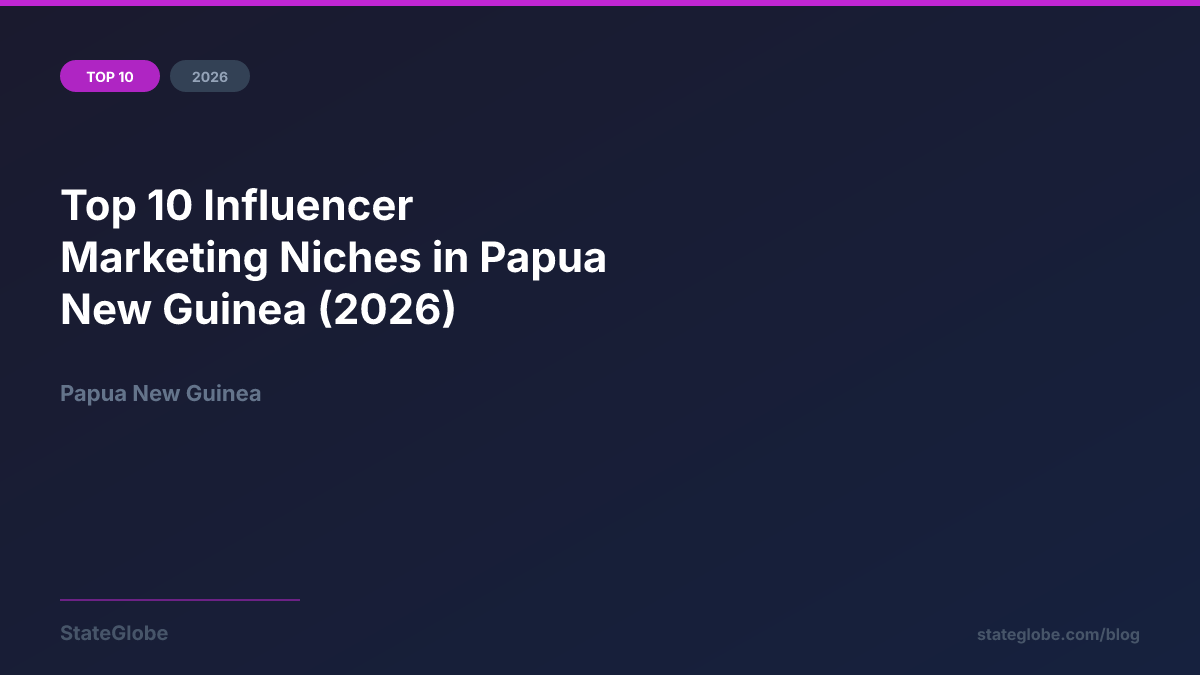 Top 10 Influencer Marketing Niches in Papua New Guinea (2026)