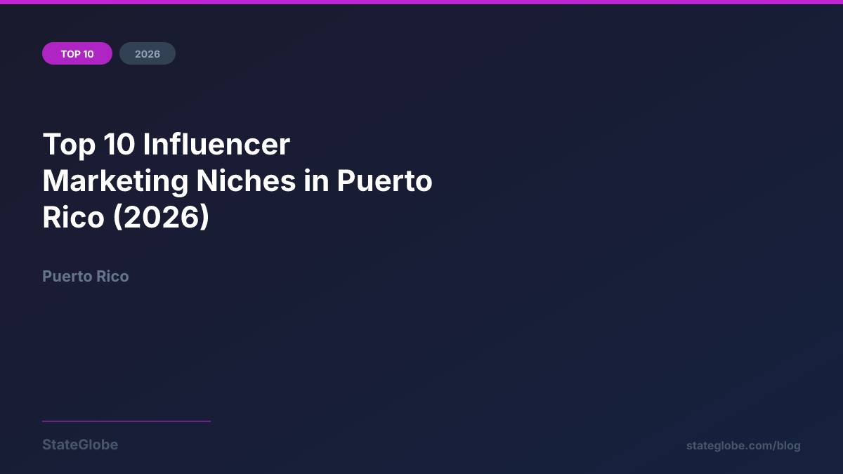 Top 10 Influencer Marketing Niches in Puerto Rico (2026)