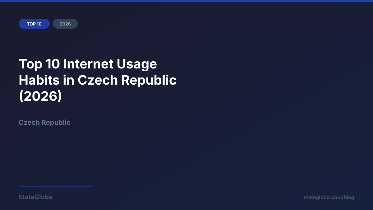 Top 10 Internet Usage Habits in Czech Republic (2026)