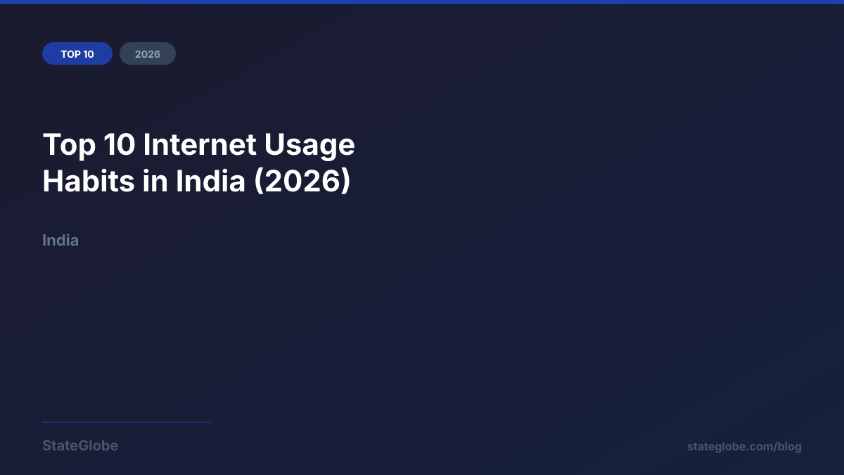 Top 10 Internet Usage Habits in India (2026)