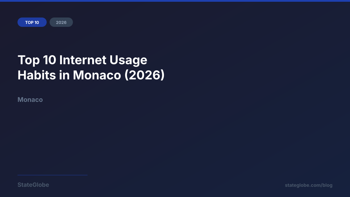 Top 10 Internet Usage Habits in Monaco (2026)