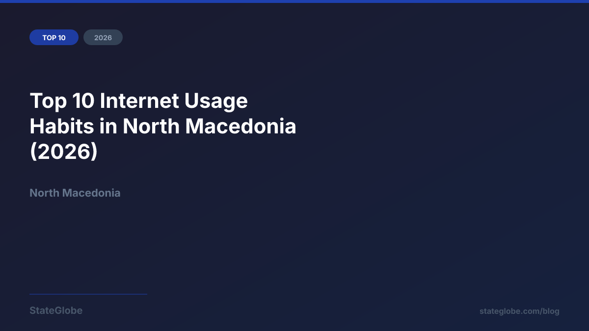 Top 10 Internet Usage Habits in North Macedonia (2026)