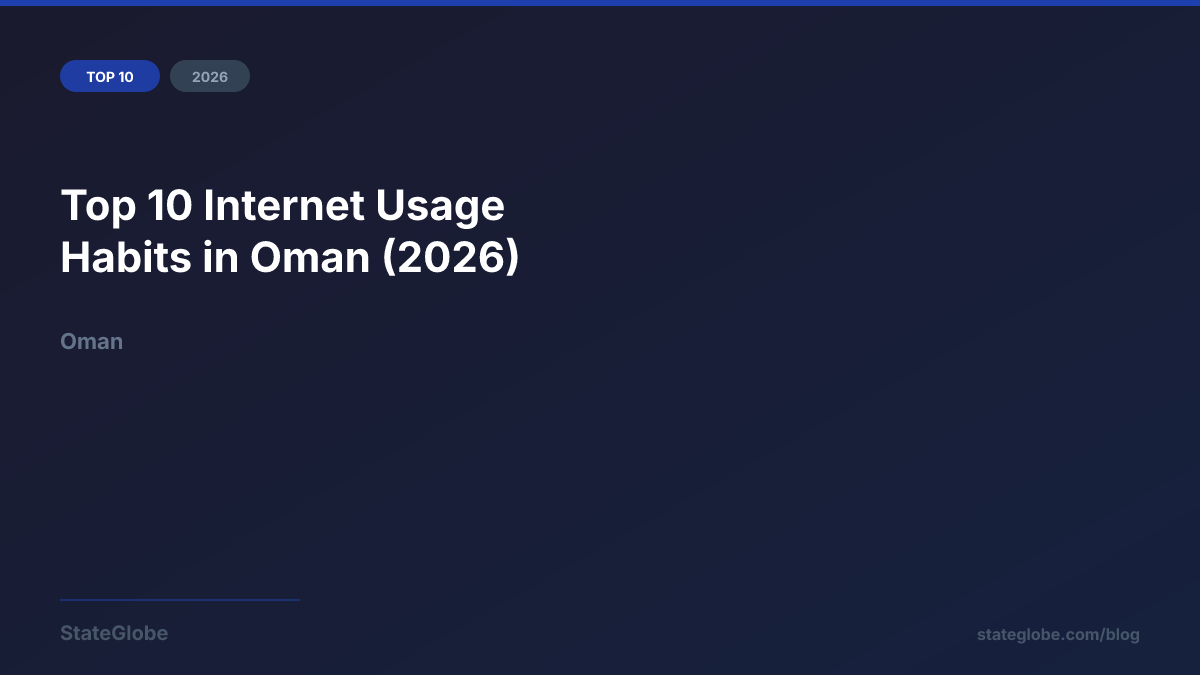 Top 10 Internet Usage Habits in Oman (2026)