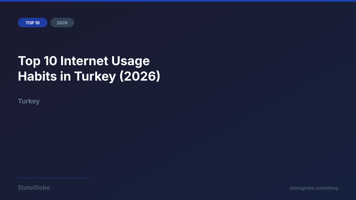 Top 10 Internet Usage Habits in Turkey (2026)